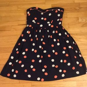 ☀️ 2for15 Lg Juniors Top Dress Strapless Dots
